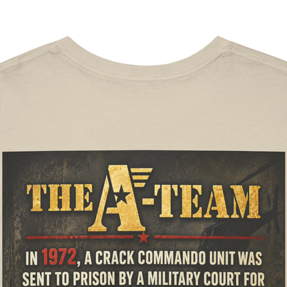 A-Team Graphic Tee — Retro TV Series Logo & Character Poster T-Shirt