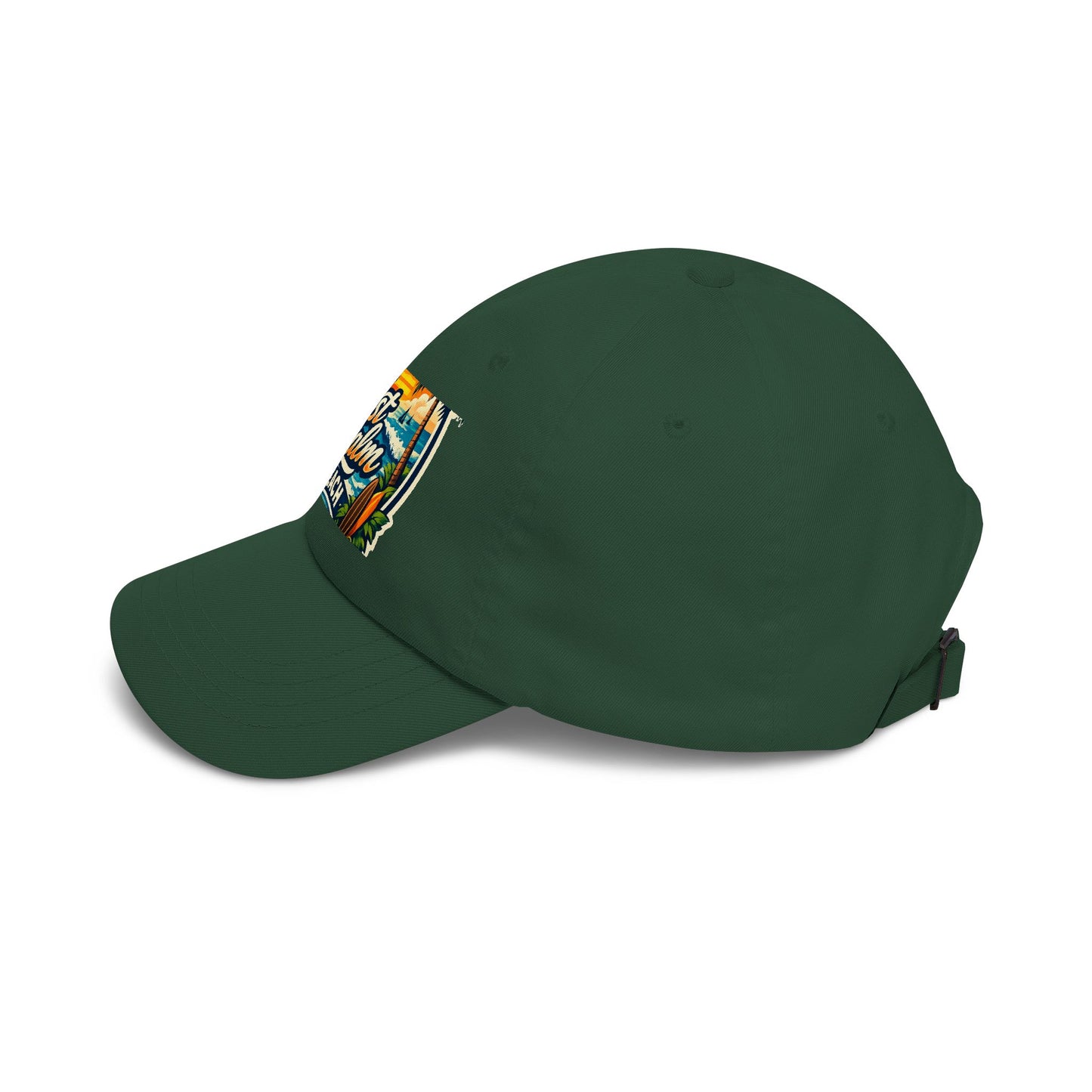 West Palm Beach Dad Cap — Vintage Surfboard Floral Beach Hat