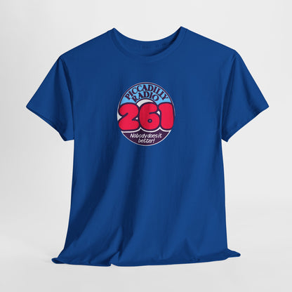 Piccadilly Radio '261' Logo T‑Shirt — Vintage Unofficial Radio Station Graphic Tee