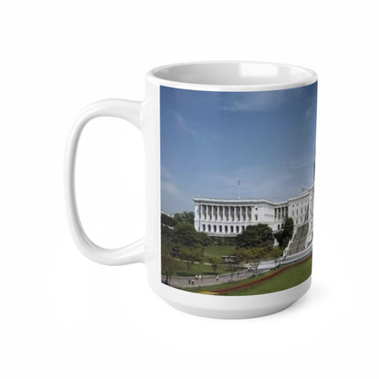 US Capitol Building Ceramic Coffee Mug — Washington D.C. Landmark Photo, 11oz & 15oz