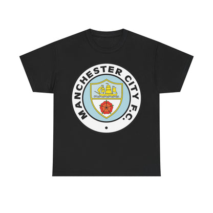 Manchester City F.C. Retro Crest T-Shirt – Retro Football Fan Tee