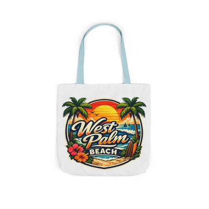 West Palm Beach Vintage Sunset Tote