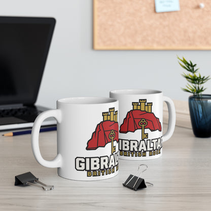 Gibraltar British Rock Ceramic Coffee Cups, 11oz, 15oz