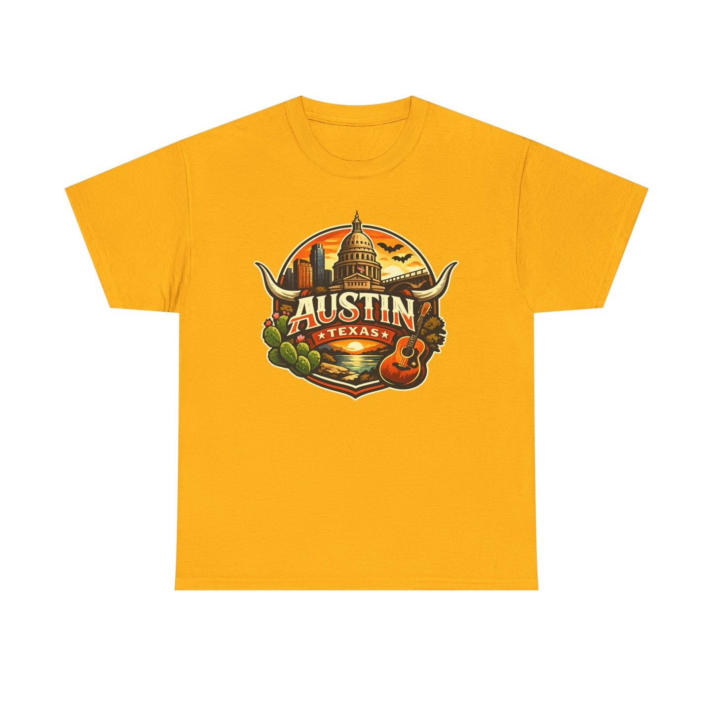 Austin Texas Vintage Travel T-Shirt