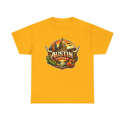 Austin Texas Vintage Travel T-Shirt