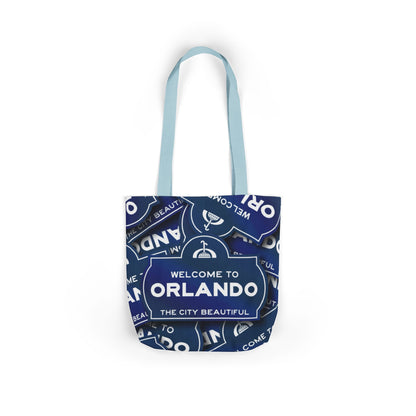 Orlando Welcome Sign Canvas Tote