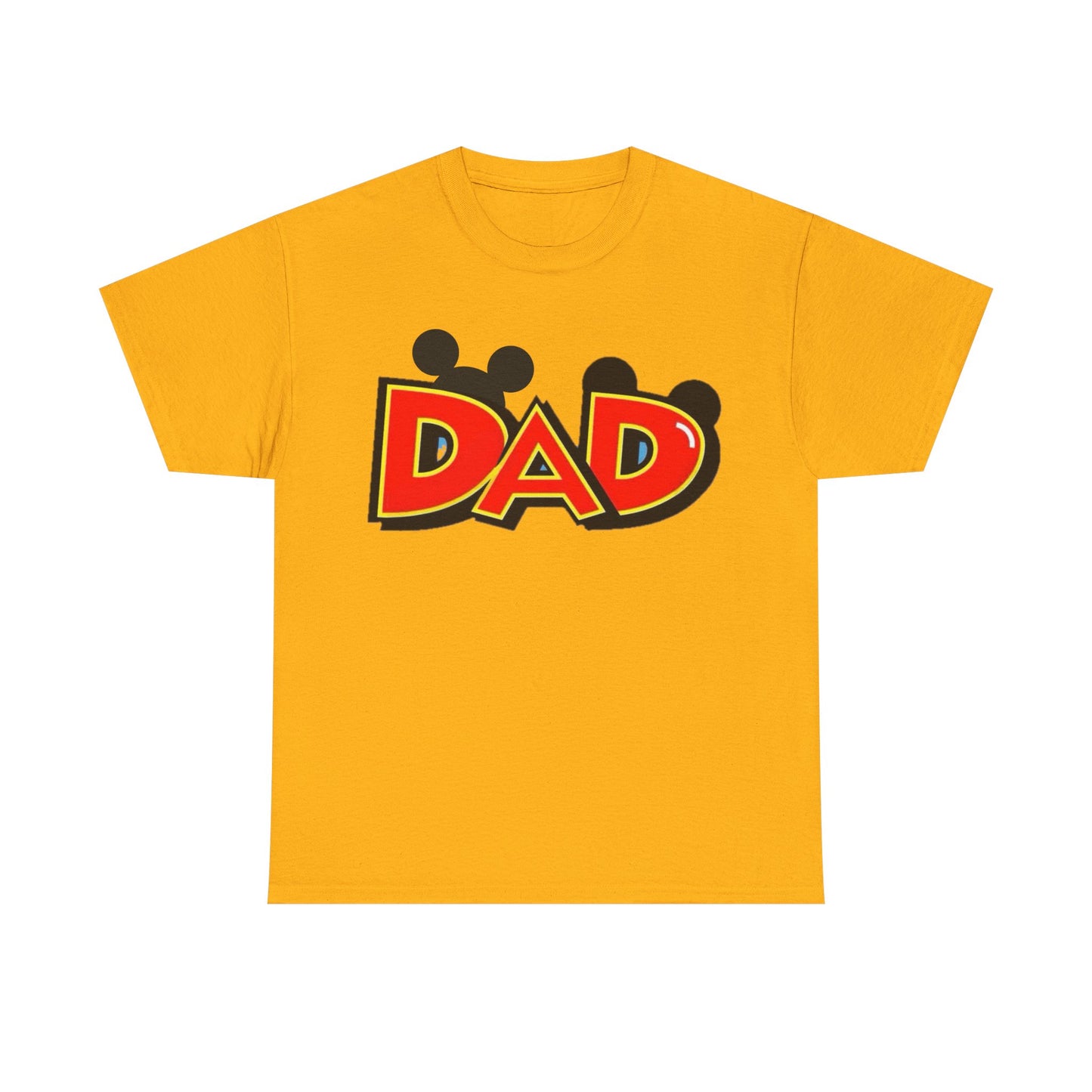 Disney Dad Mickey Ears T-Shirt – Retro Cartoon Dad Tee, Perfect Father’s Day Gift