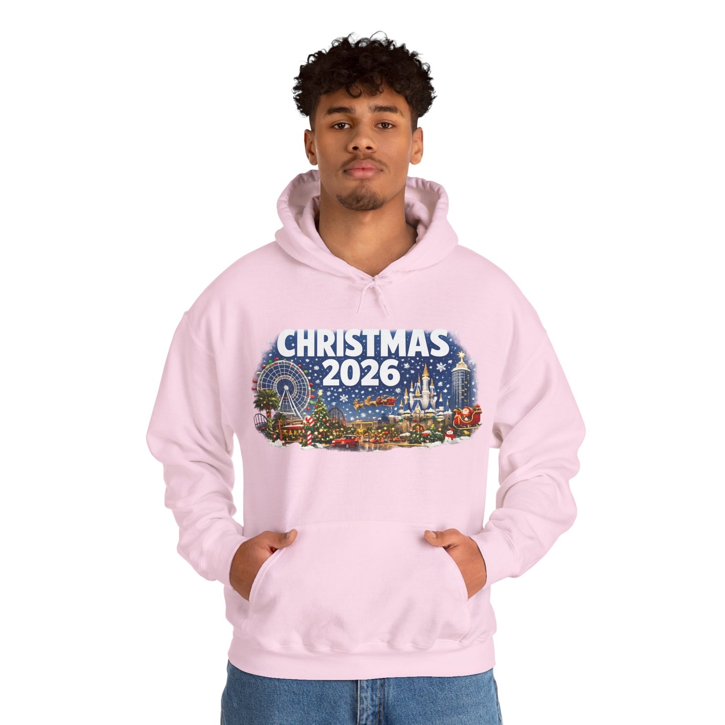 Christmas 2026 Holiday Hoodie — Festive Winter Village Sweatshirt