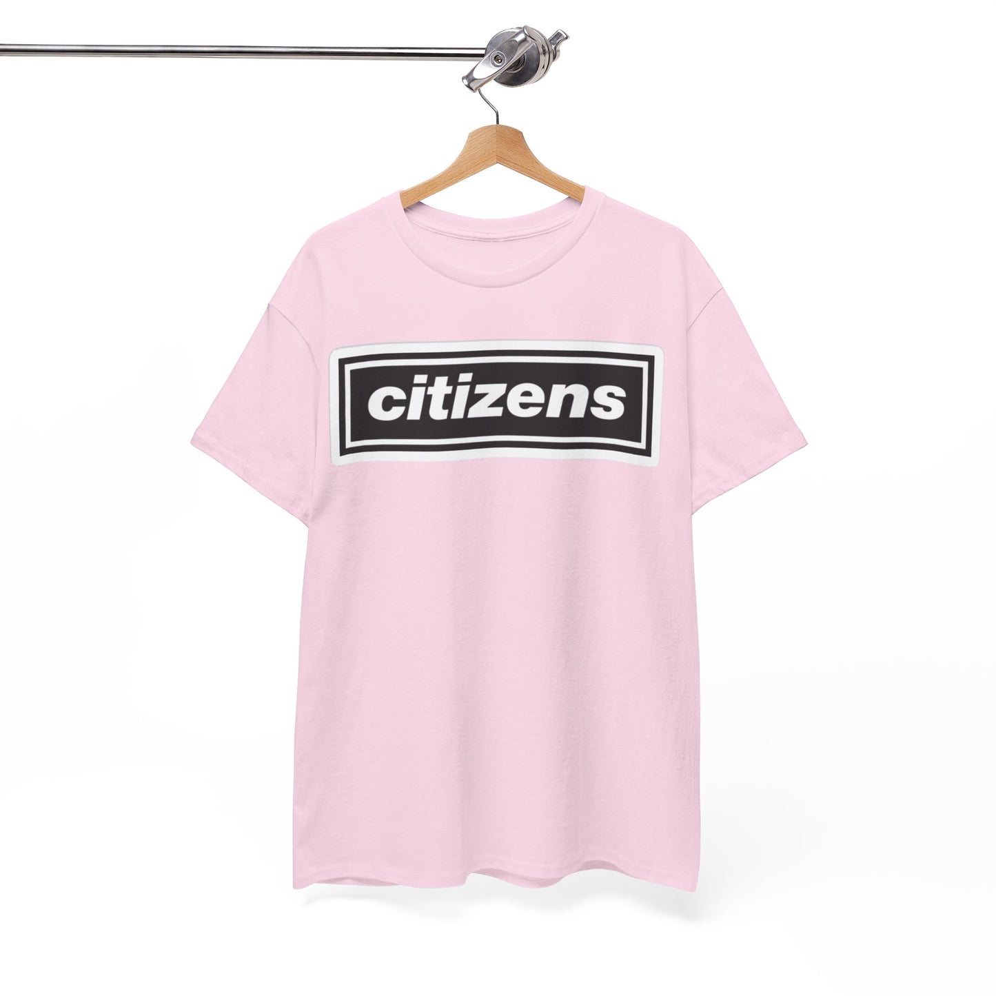 Citizens Manchester City Logo T-Shirt — Minimal Retro Box-Logo Tee