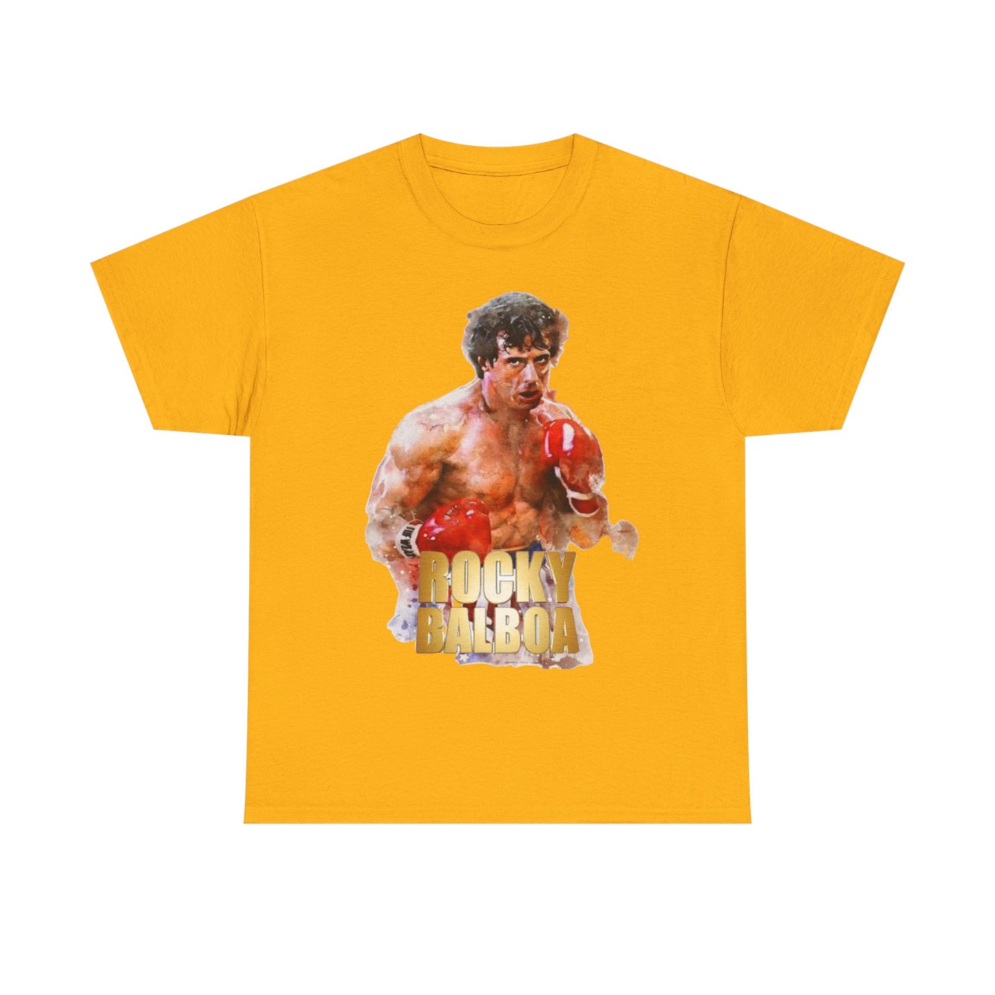 Boxing Rocky Balboa Graphic Tee – Retro Fighter Movie Shirt