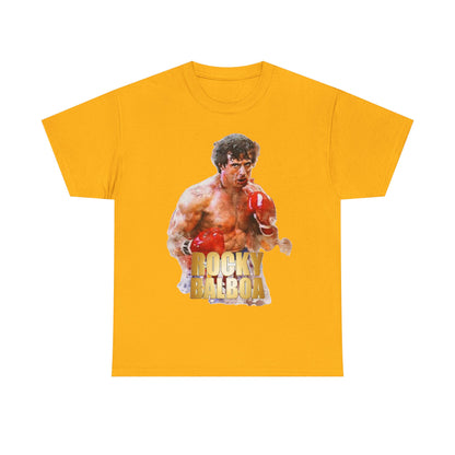 Boxing Rocky Balboa Graphic Tee – Retro Fighter Movie Shirt