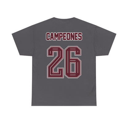 Spain World Champions 'Campeones 26' Cotton T‑Shirt
