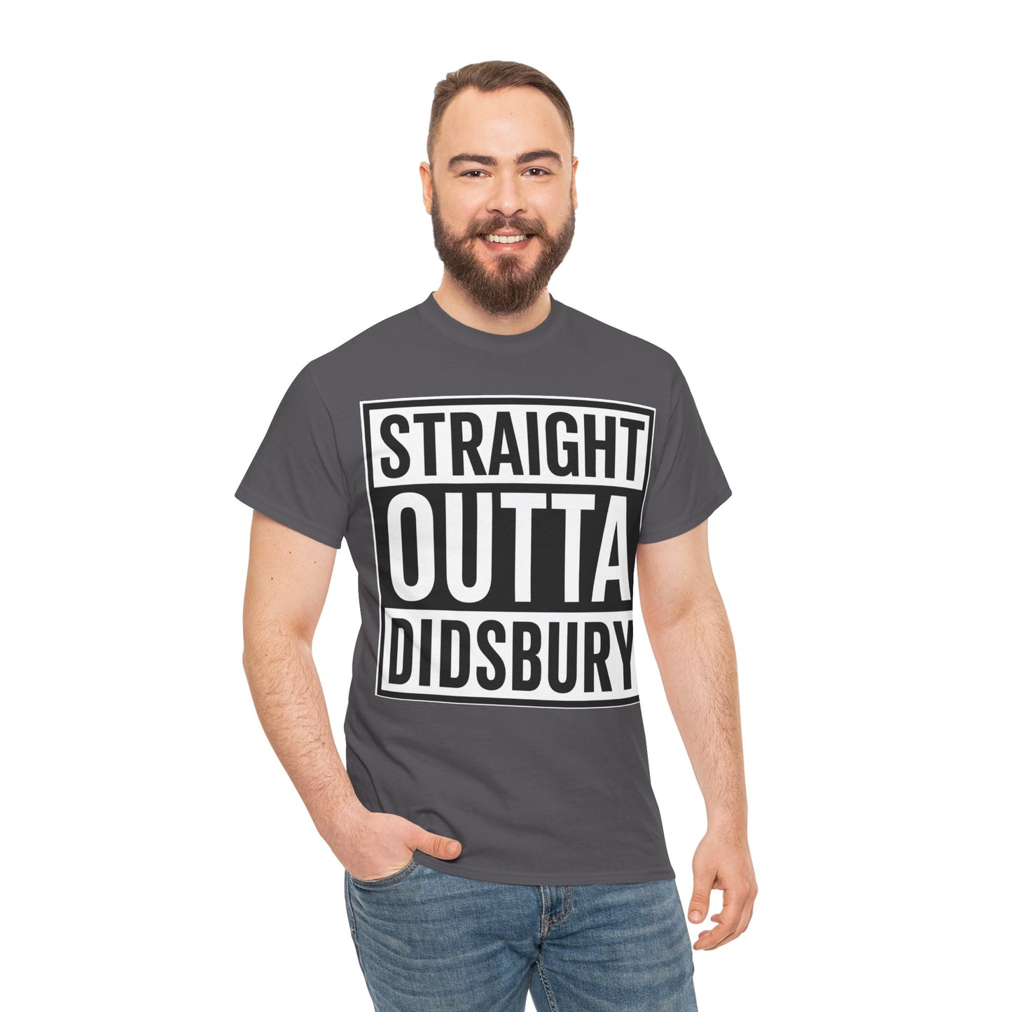 Straight Outta Didsbury T‑Shirt — Graphic City Pride Tee