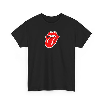 Rock Retro Red Tongue and Lips Graphic Tee