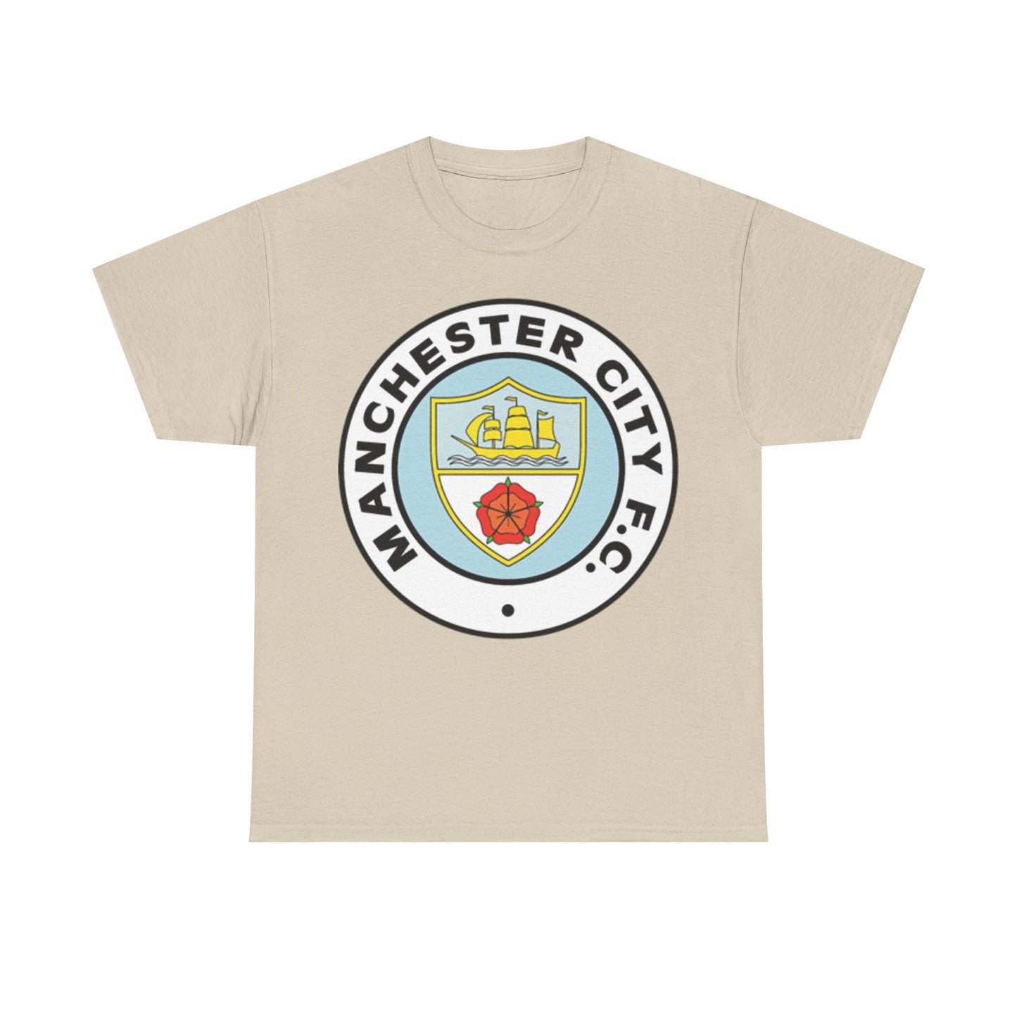 Manchester City F.C. Retro Crest T-Shirt – Retro Football Fan Tee