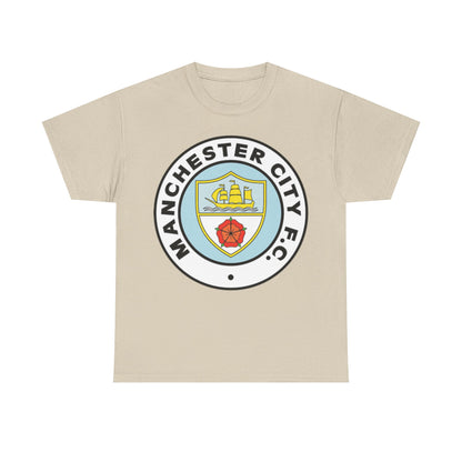 Manchester City F.C. Retro Crest T-Shirt – Retro Football Fan Tee