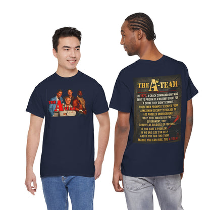 A-Team Graphic Tee — Retro TV Series Logo & Character Poster T-Shirt