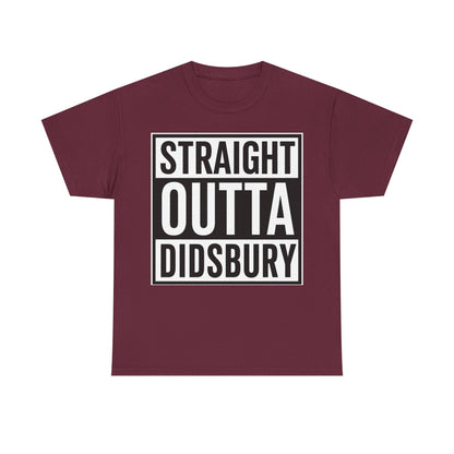 Straight Outta Didsbury T‑Shirt — Graphic City Pride Tee