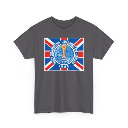 1966 World Cup Jules Rimet Trophy Tee — Vintage England Football Shirt