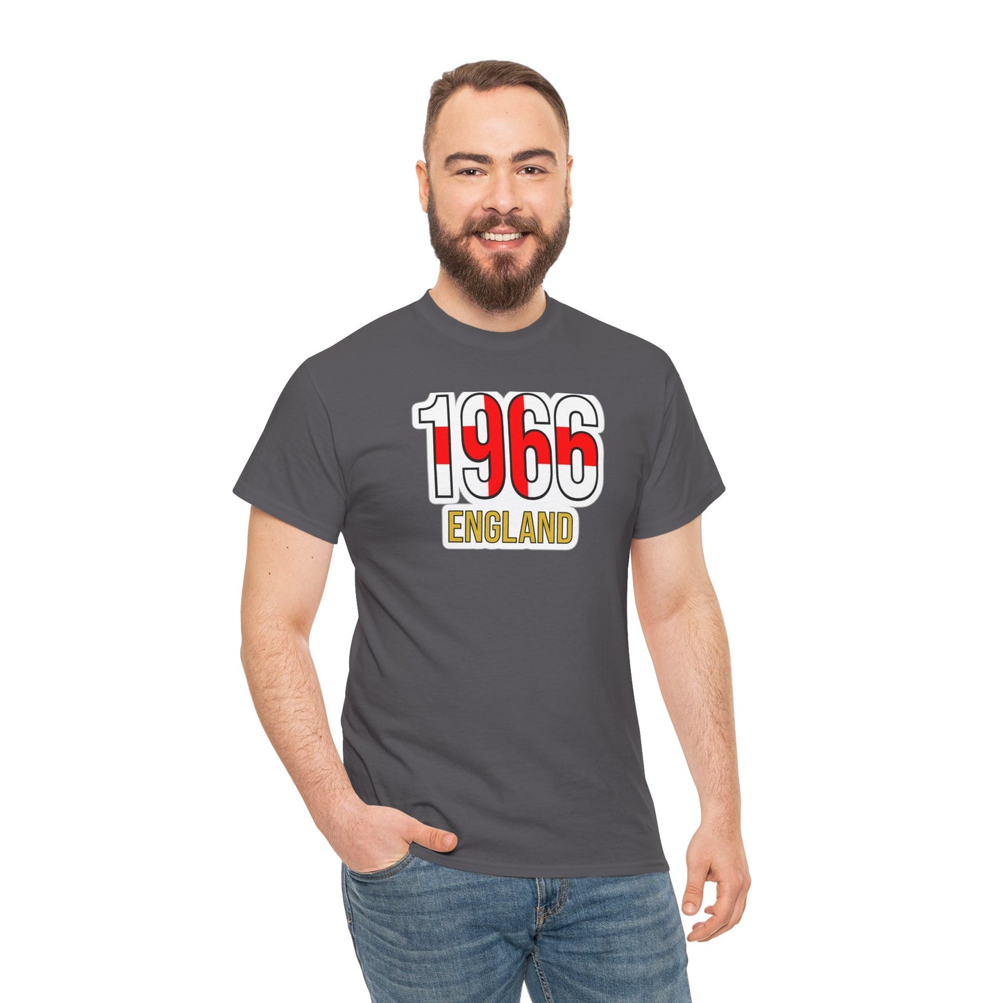 1966 England T‑Shirt – Retro World Cup Winners Football Tee