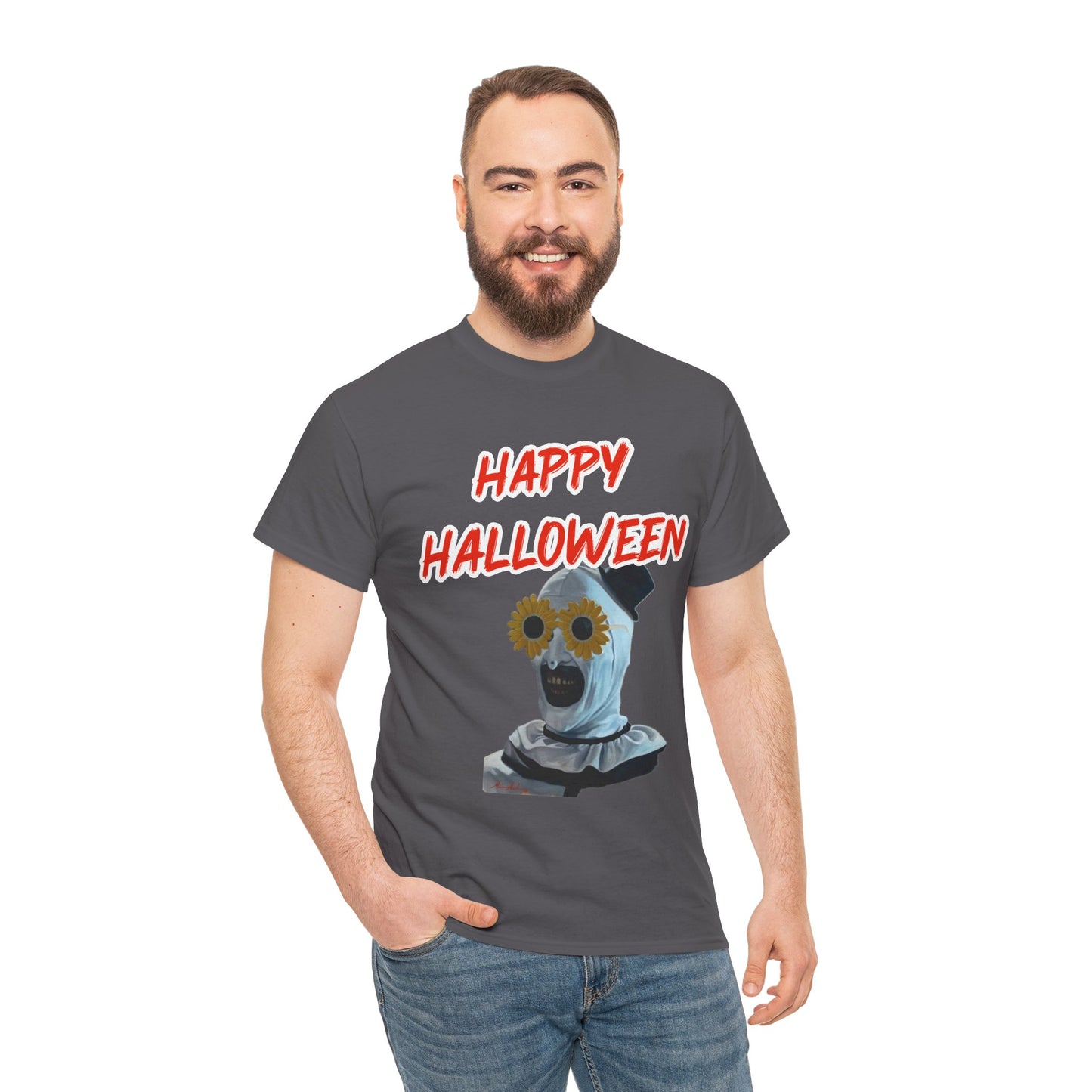 Happy Halloween Costume Mask T‑Shirt