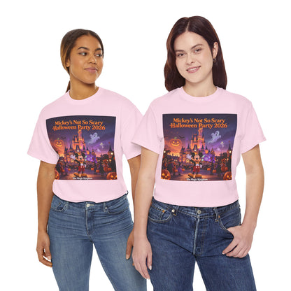 Halloween Party Tee — "Mickey's Not So Scary Halloween Party 2026"