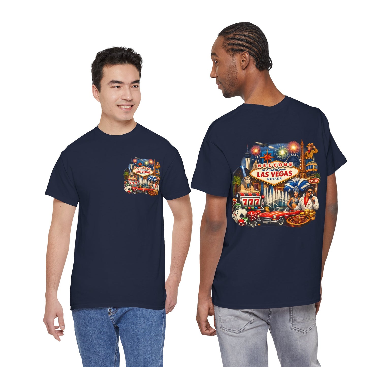 Las Vegas Vintage Collage T‑Shirt