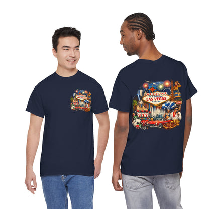 Las Vegas Vintage Collage T‑Shirt