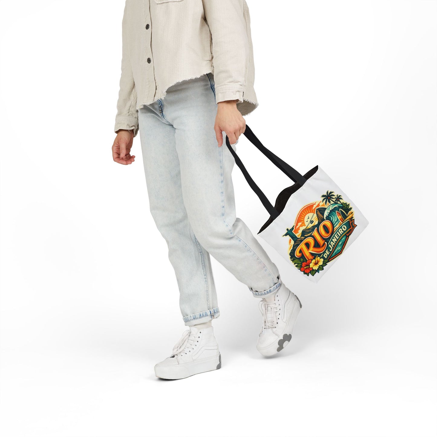 Rio de Janeiro Travel Tote — Retro Beach Canvas Bag