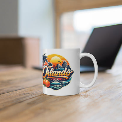 Orlando Tropical Sunset Coffee Mug — Ceramic 11oz & 15oz