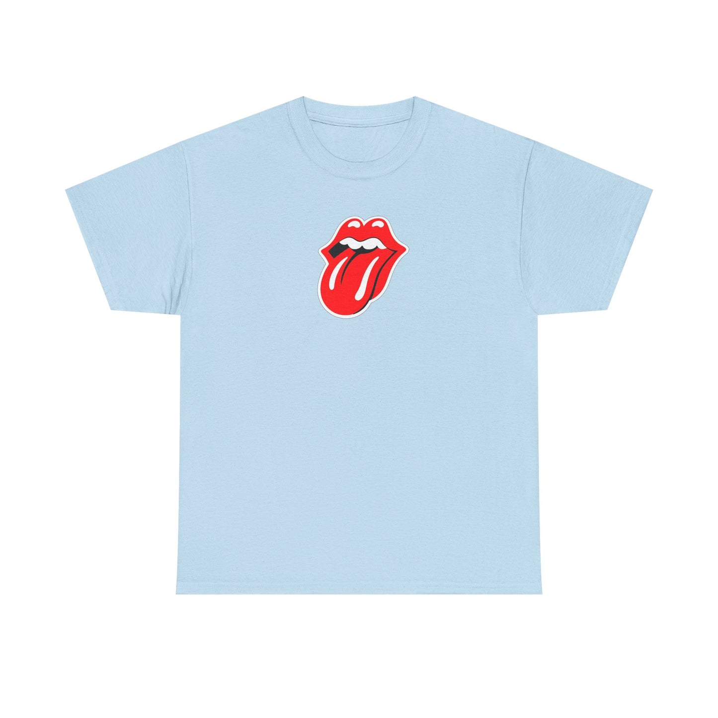 Rock Retro Red Tongue and Lips Graphic Tee