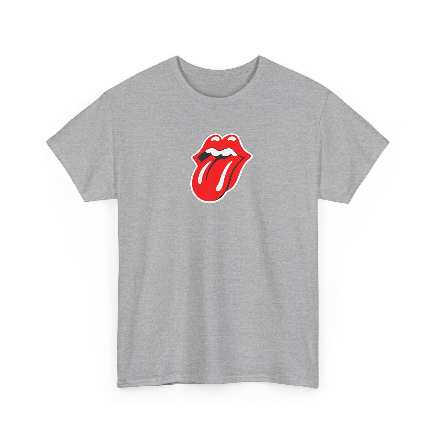Rock Retro Red Tongue and Lips Graphic Tee