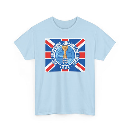 1966 World Cup Jules Rimet Trophy Tee — Vintage England Football Shirt