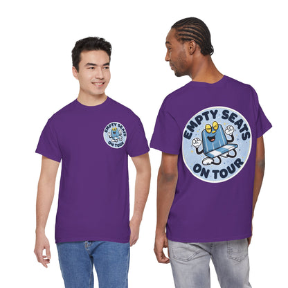 Manchester City T-Shirt — 'Empty Blue Seats On Tour' Retro Skate Graphic Tee
