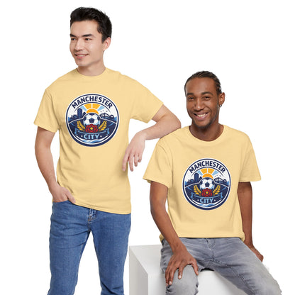 Manchester City Unofficial Soccer Logo T-Shirt — Football Fan Tee