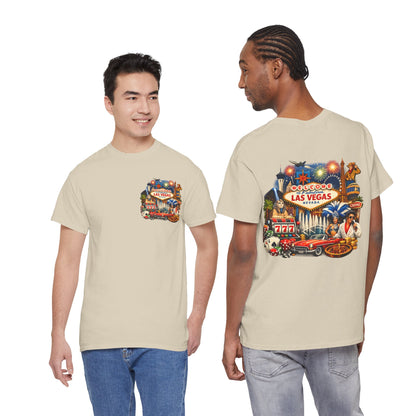 Las Vegas Vintage Collage T‑Shirt