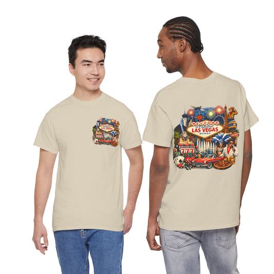 Las Vegas Vintage Collage T‑Shirt