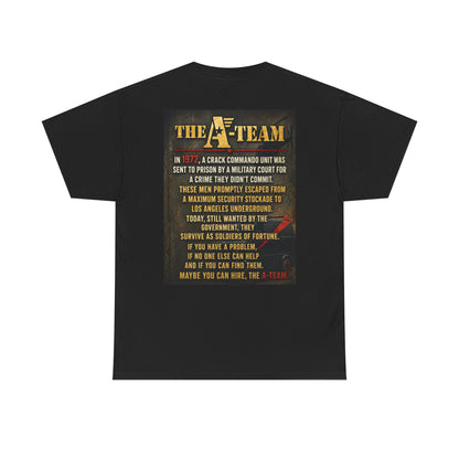 A-Team Graphic Tee — Retro TV Series Logo & Character Poster T-Shirt