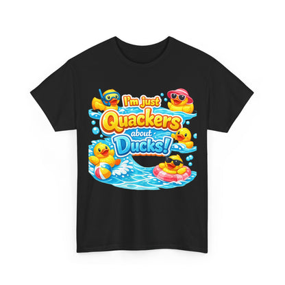 I'm Just Quackers About Ducks! Cute Rubber Duck Pool Tee