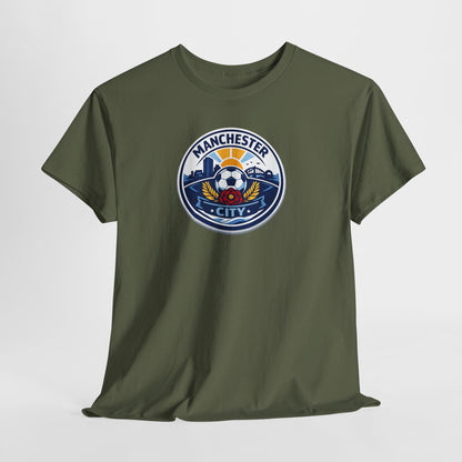 Manchester City Crest T-Shirt — Soccer Fan Tee