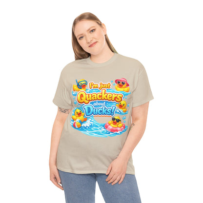 I'm Just Quackers About Ducks! Cute Rubber Duck Pool Tee