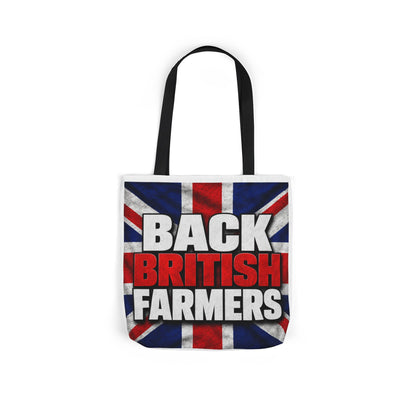 Back British Farmers Canvas Tote Bag — Union Jack Farming Support Tote