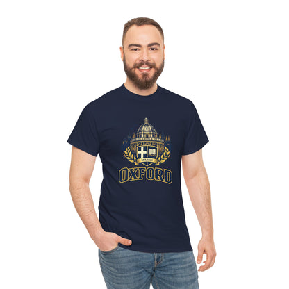 Oxford Crest T-Shirt — Vintage University Graphic Tee