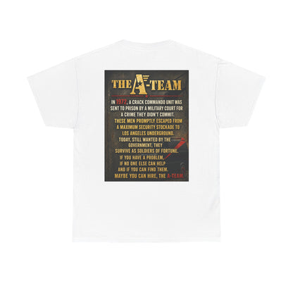 A-Team Graphic Tee — Retro TV Series Logo & Character Poster T-Shirt