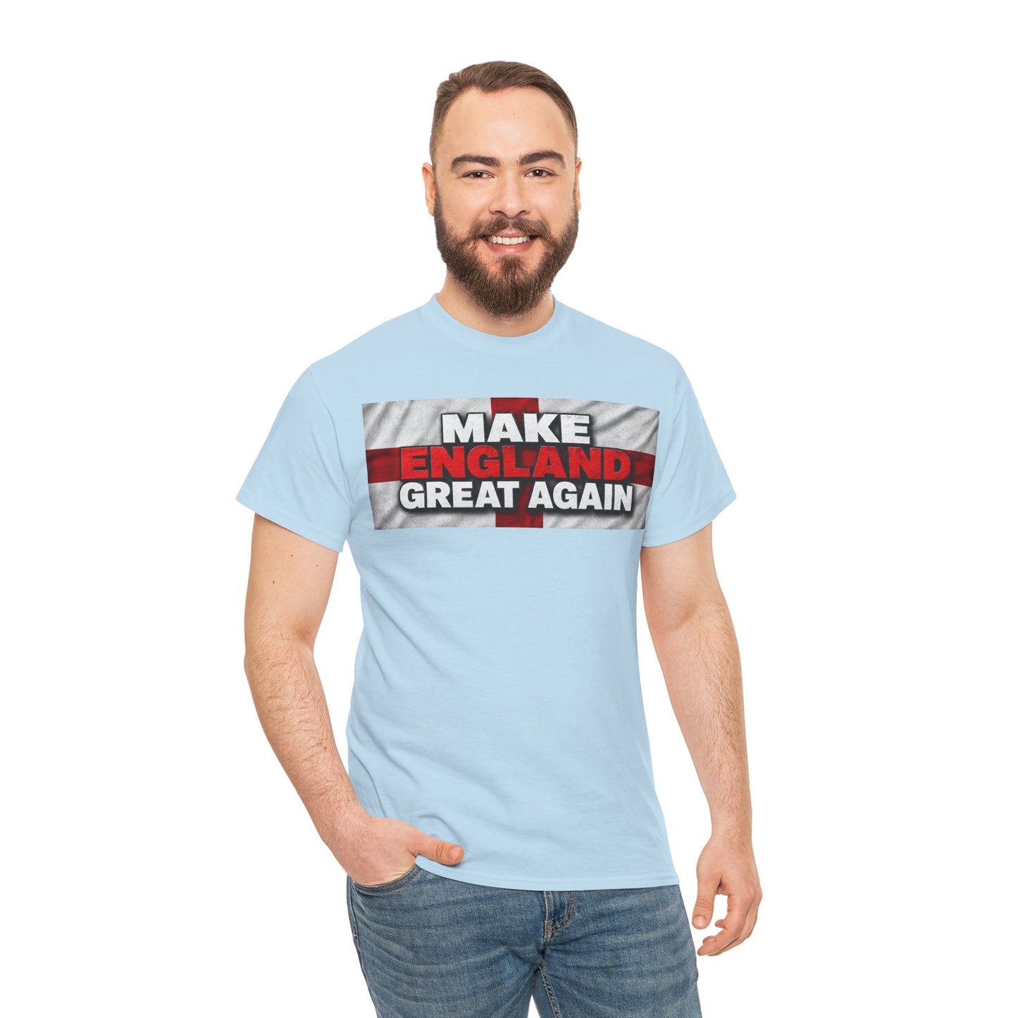 Make England Great Again T-Shirt — Patriotic England Flag Tee
