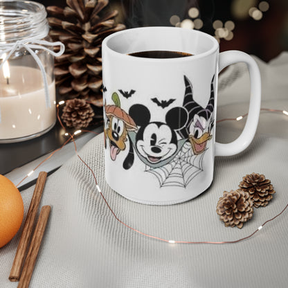 Halloween Cartoon Character Coffee Mug — 11oz & 15oz Ceramic