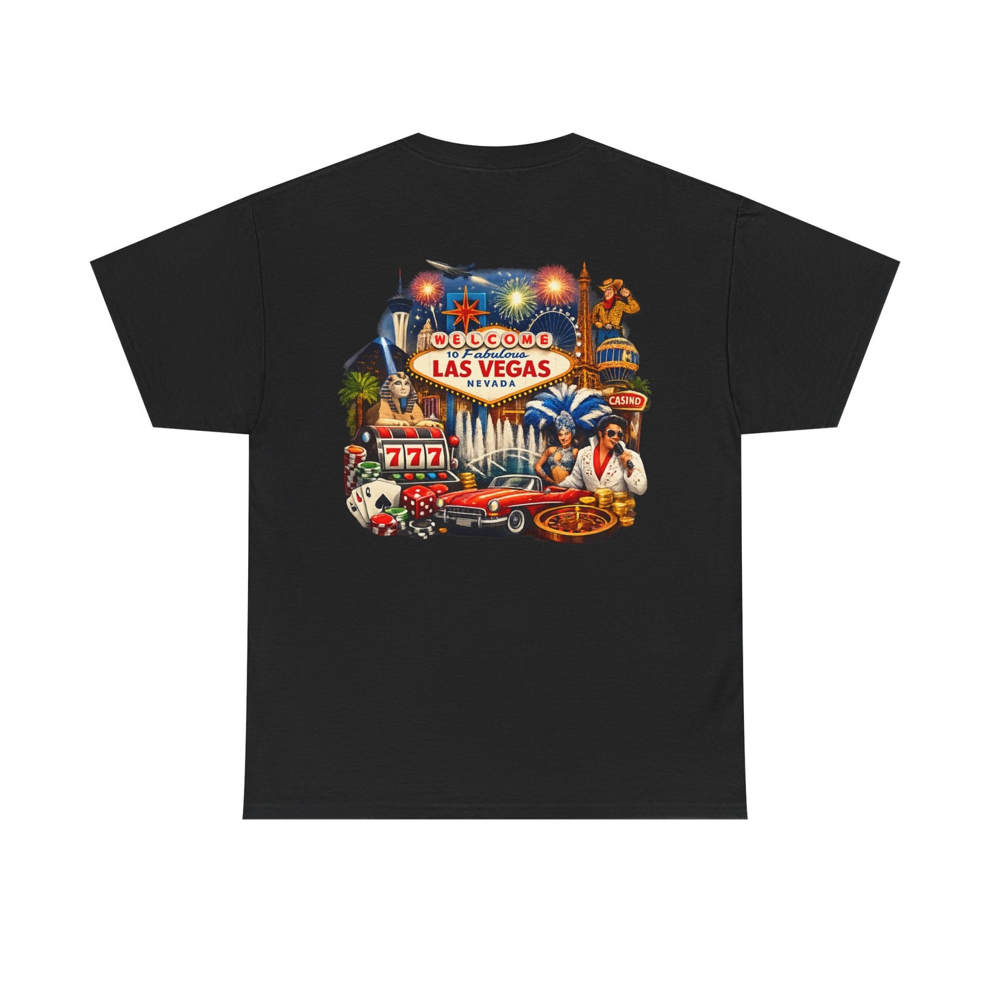 Las Vegas Vintage Collage T‑Shirt