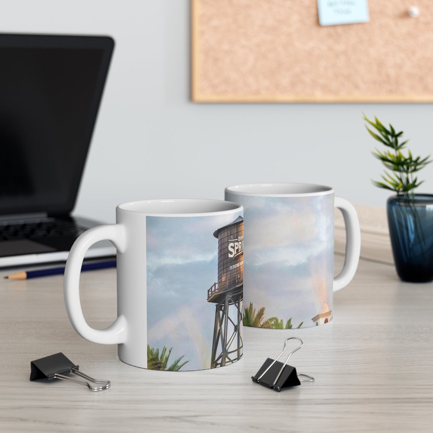 Disney Springs Water Tower Ceramic Coffee Mug — 11oz & 15oz