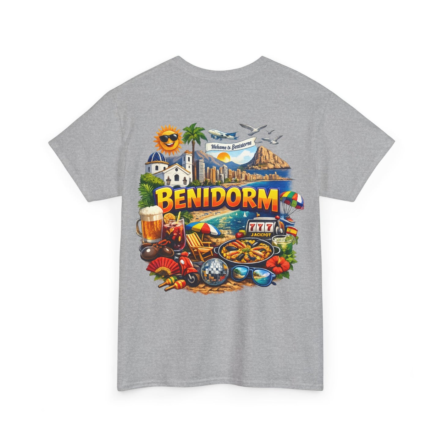 Benidorm Souvenir T‑Shirt — Spain Beach Holiday Graphic Tee