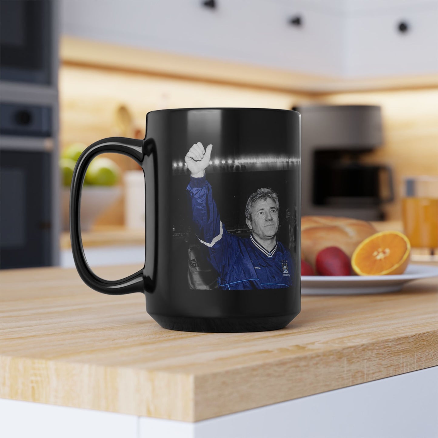 Kevin Keegan Memorial Black Mug – "Once a Blue, Always a Blue" (11oz/15oz)